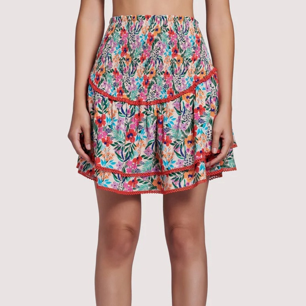 Lost + Wander All Summer Long Mini Skirt